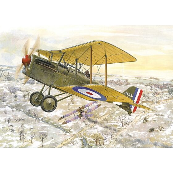 Roden British Royal Air Force S.E.5a w/ Hispano Suiza WWI Fighter Aircraft 1/72 023