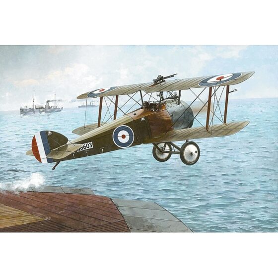 Roden British Royal Air Force Sopwith 2F.1 Camel WWI Fighter Aircraft 1/72 044
