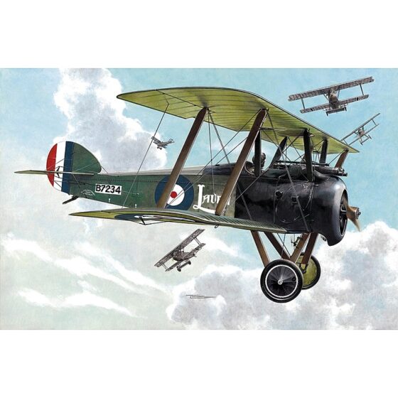Roden British Royal Air Force Sopwith F.1 Camel WWI Fighter Aircraft 1/72 053