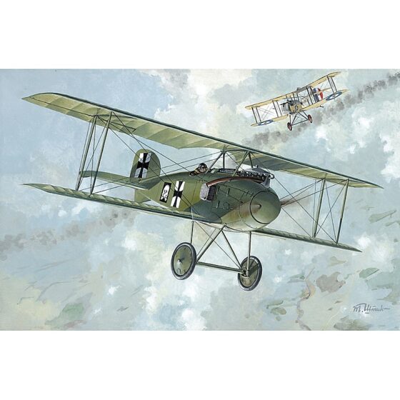 Roden German Air Force Albatros D.I WWI Fighter Aircraft 1/72 001