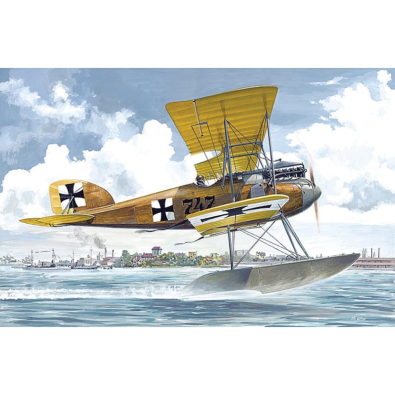 Roden German Air Force Albatros W4 Early WWI Fighter Aircraft 1/72 028