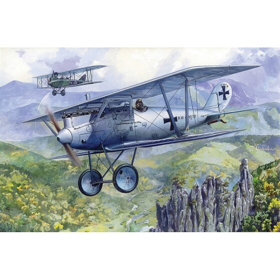 Roden German Air Force Pflaz D.III WWI 1917 Fighter Aircraft 1/72 003