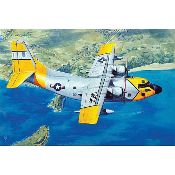 Roden US Coast Guard Fairchild HC-123B Provider Military Transport Aircraft 1/72 062